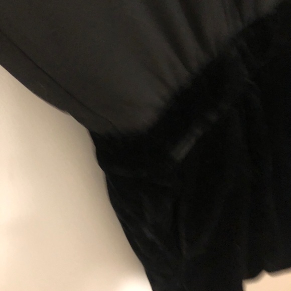 Velvet and sheer black romper-holiday party must! - Picture 4 of 6